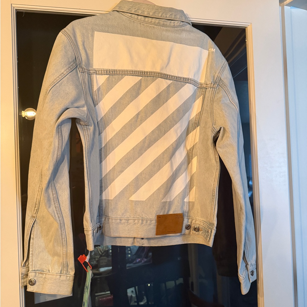 Off-White Light Blue Jean Jacket